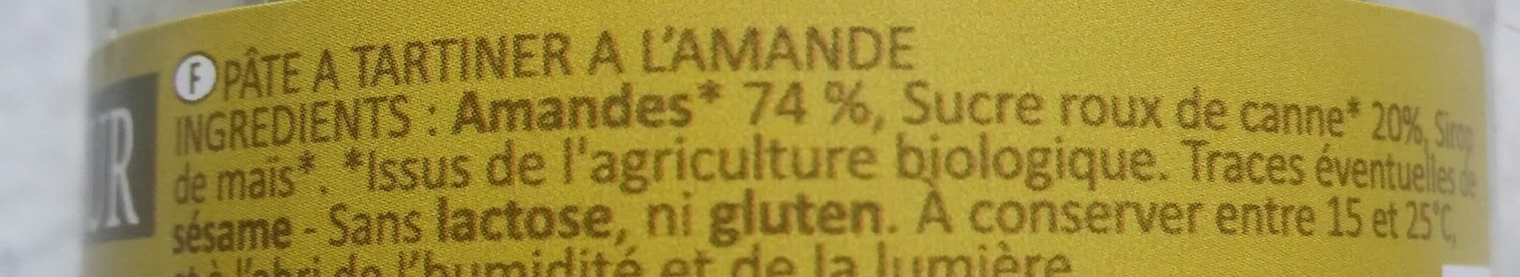 Perl’amande Amande au sucre de canne packshot