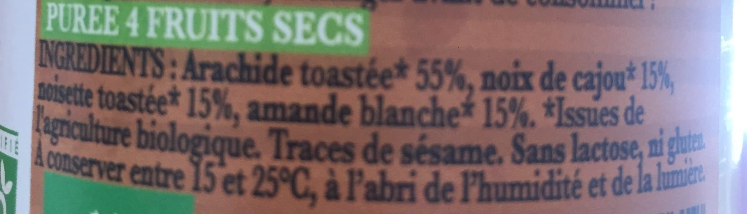 L’amandaie Purée 4 fruit sec packshot