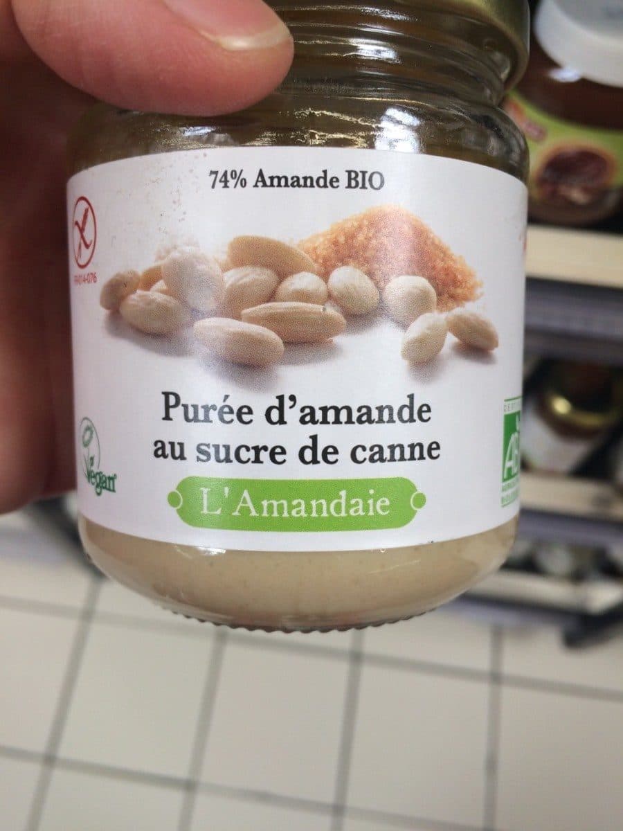 L'Amandaie Purée d'amande au sucre de canne packshot