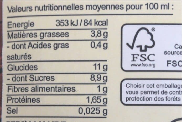 AMANDINA Lait d’amande chocolat packshot