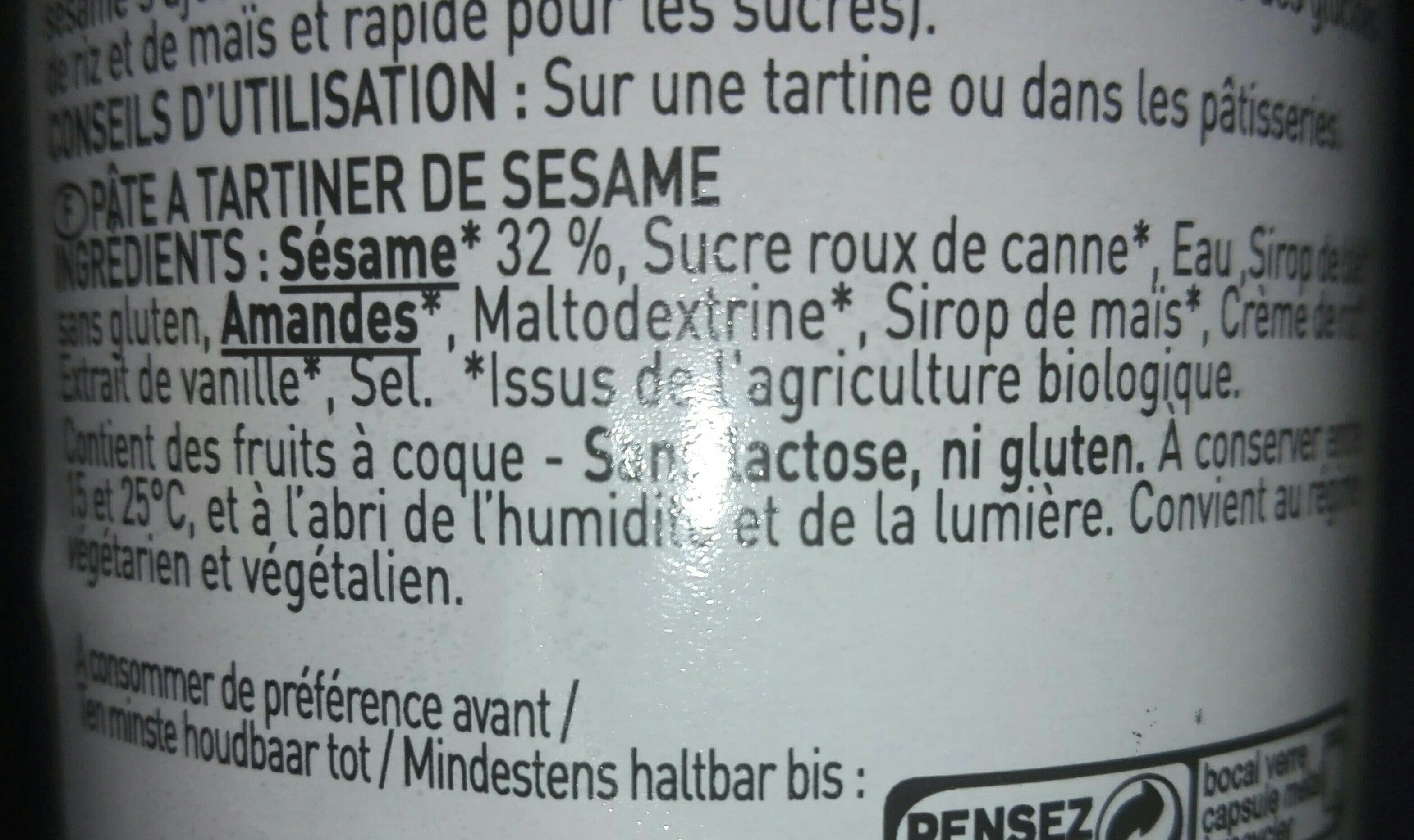 Perl Amande Tartinde de sesam packshot