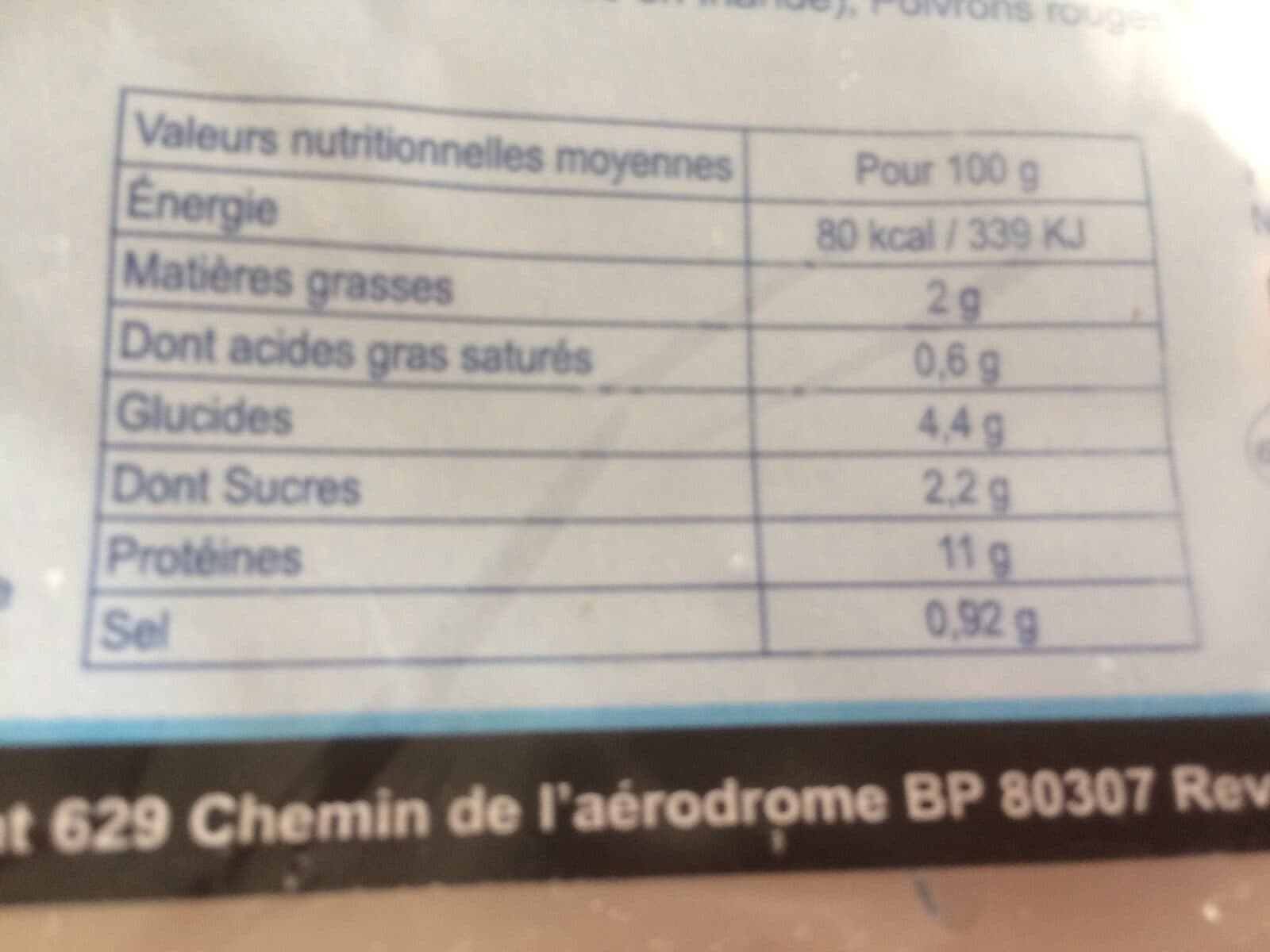 Open Food Facts Garniture pour paella GINEY'S packshot