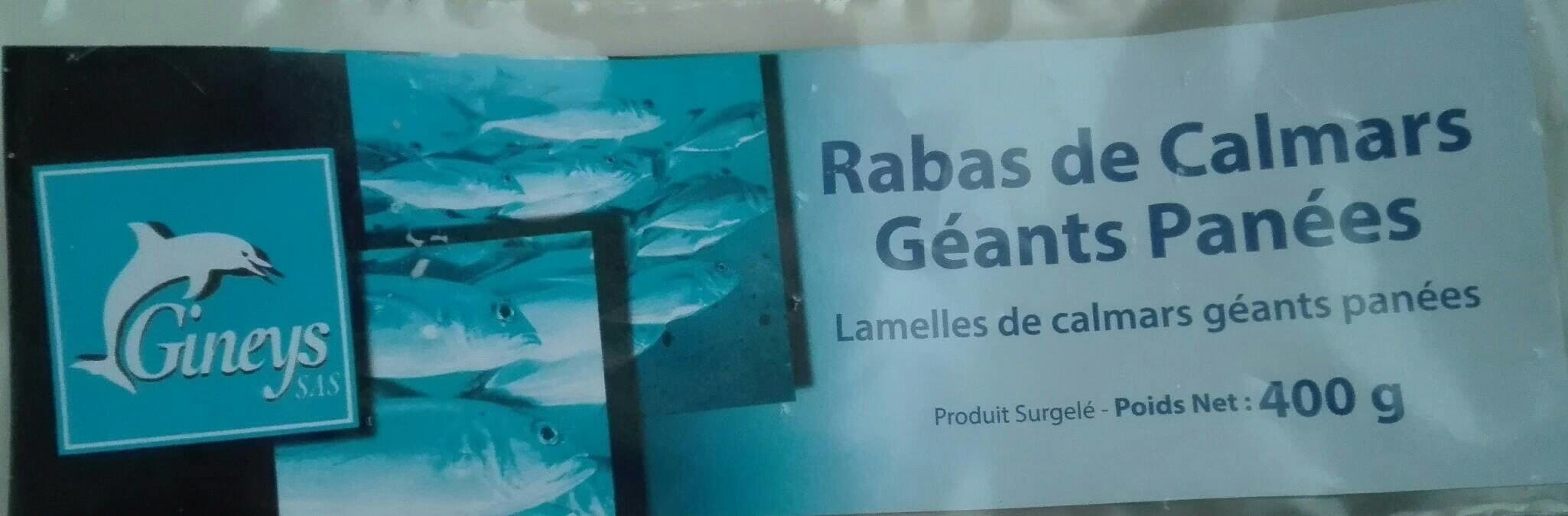 Gineys Rabas de calamars geants panés packshot