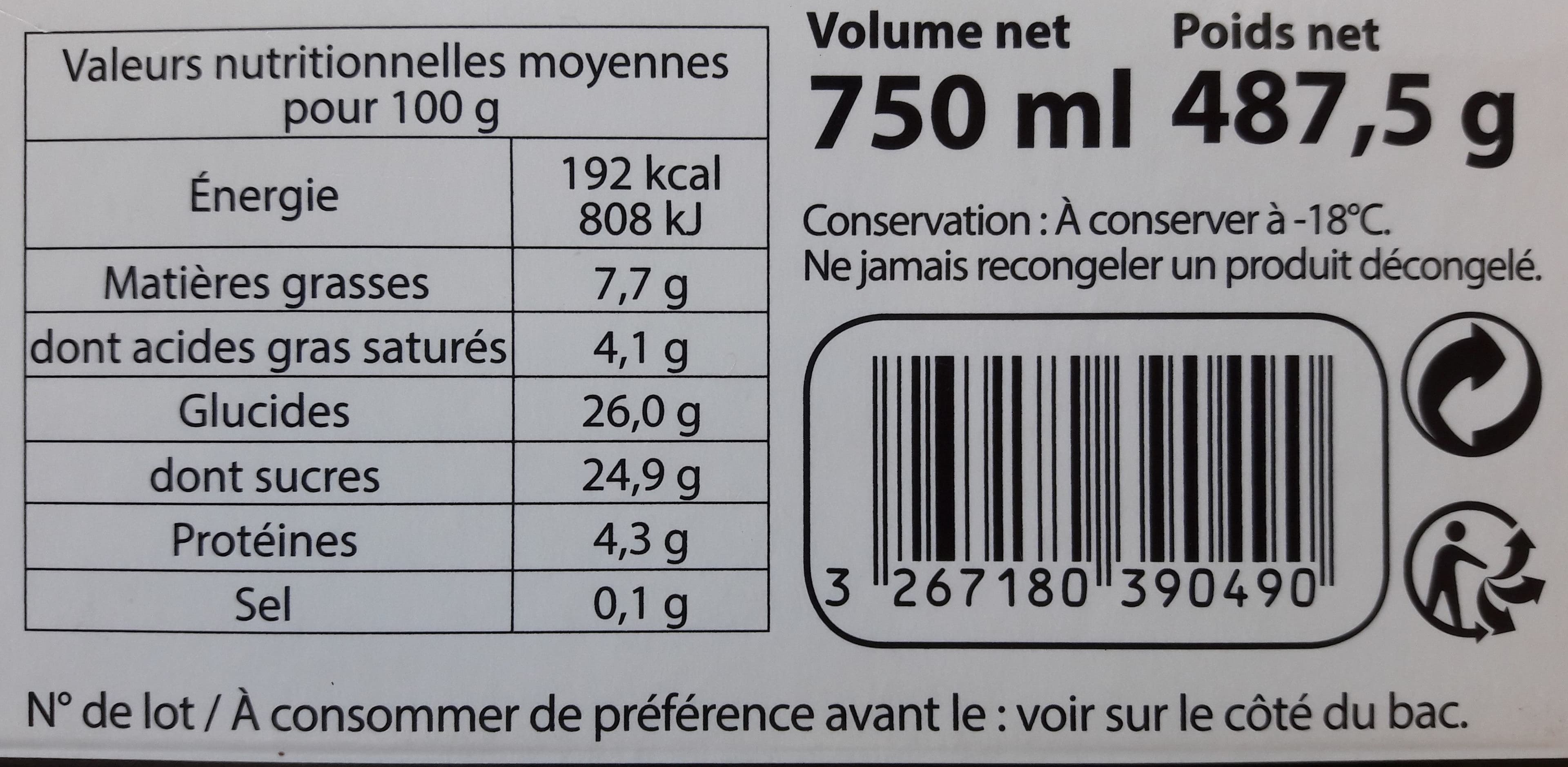 Histoires de Glaces Glace nougat de montelimar packshot