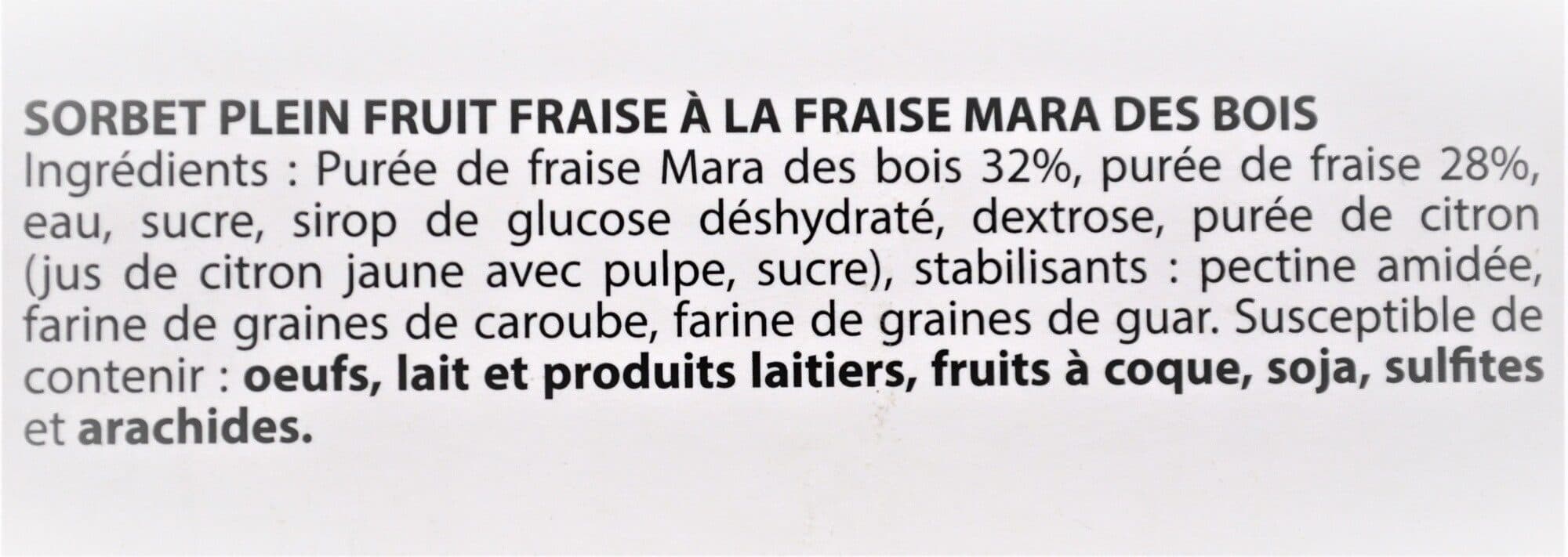 HDG Sorbet fraise mara des bois packshot
