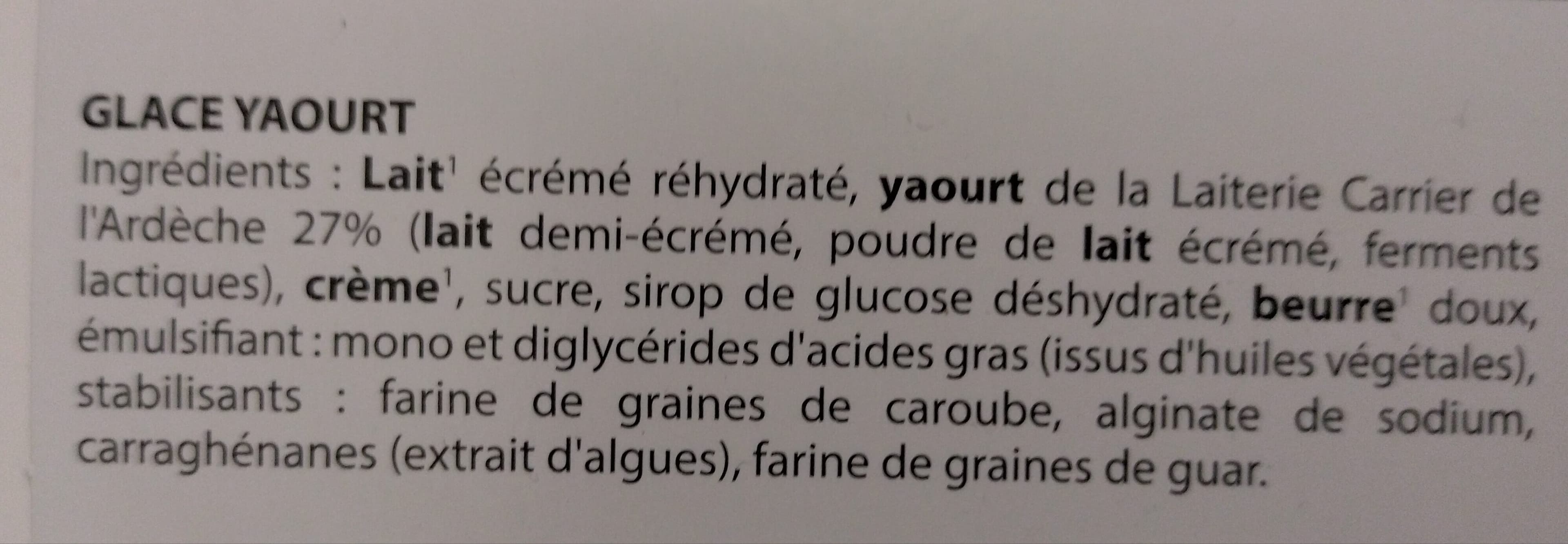Histoires de Glaces Glace yaourt packshot