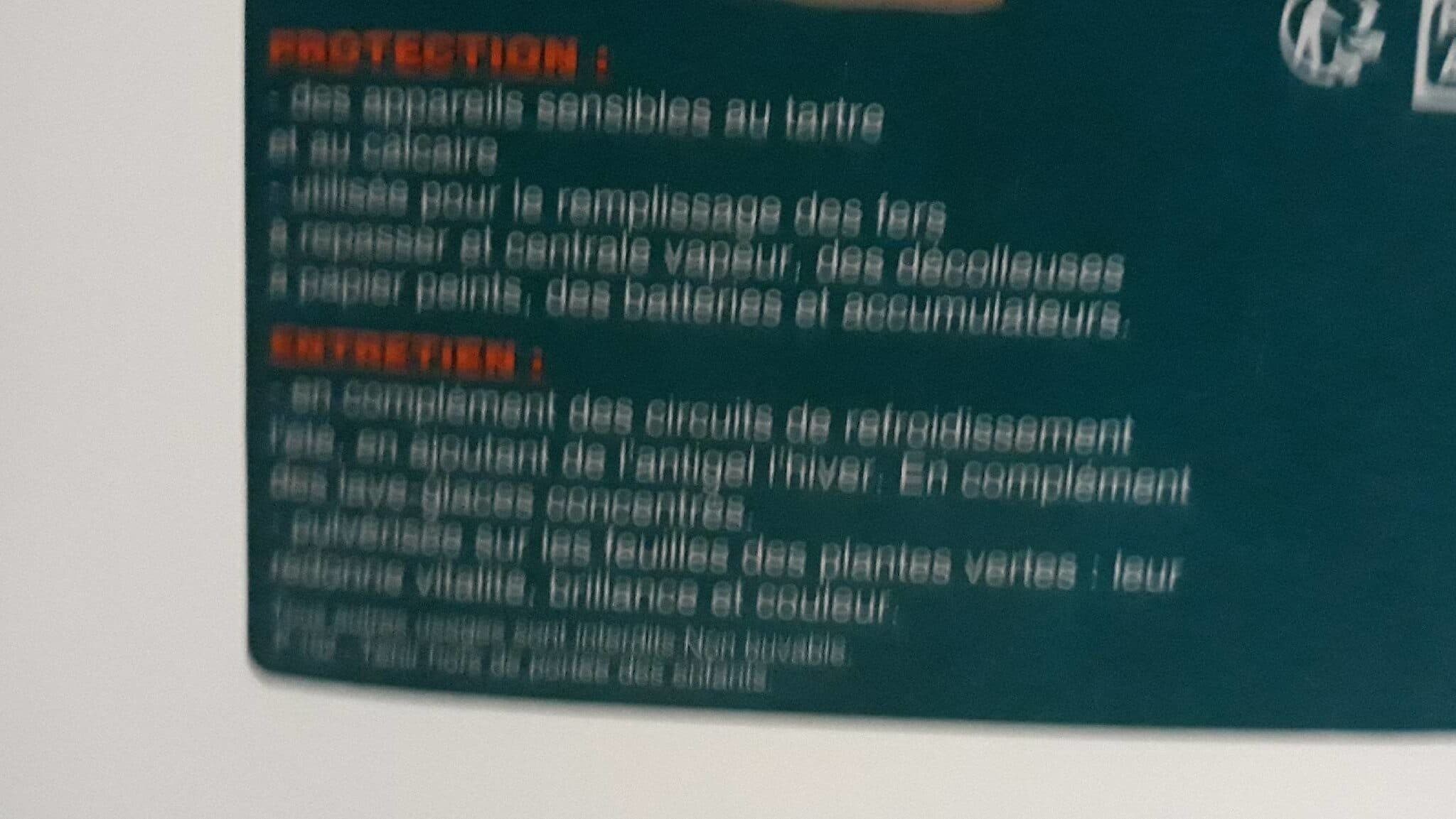Open Food Facts Eau déminéralisé packshot