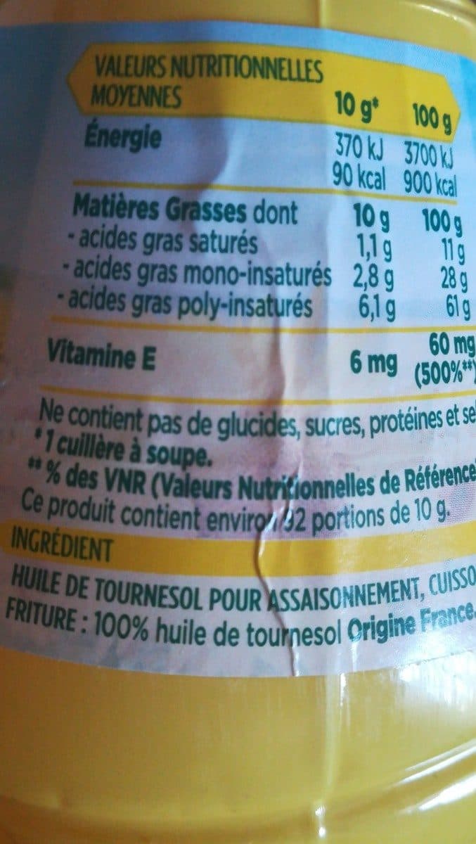 Open Food Facts Cœur de tournesol packshot