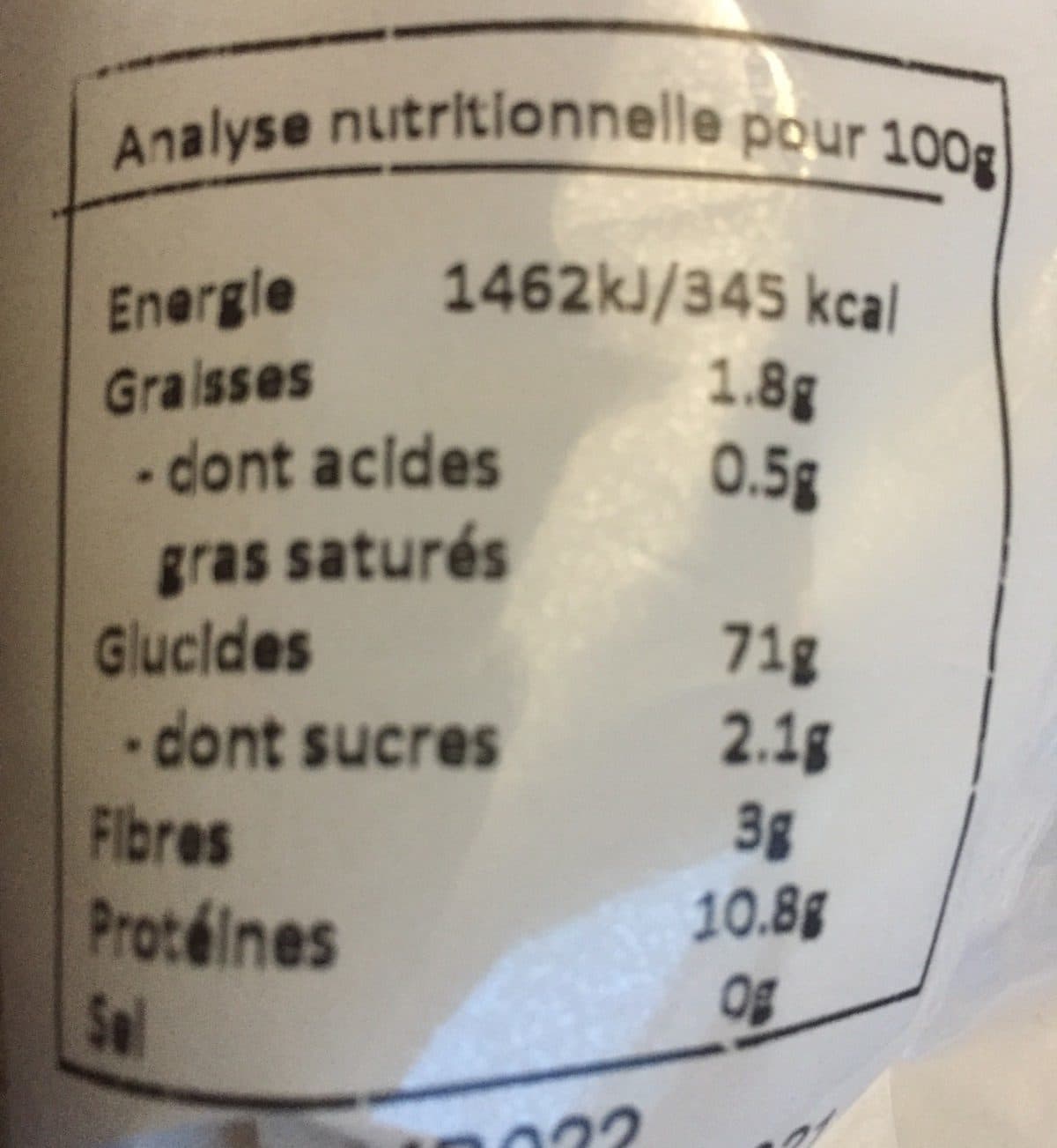 Lazzaretti Macaronis blancs - 500g packshot