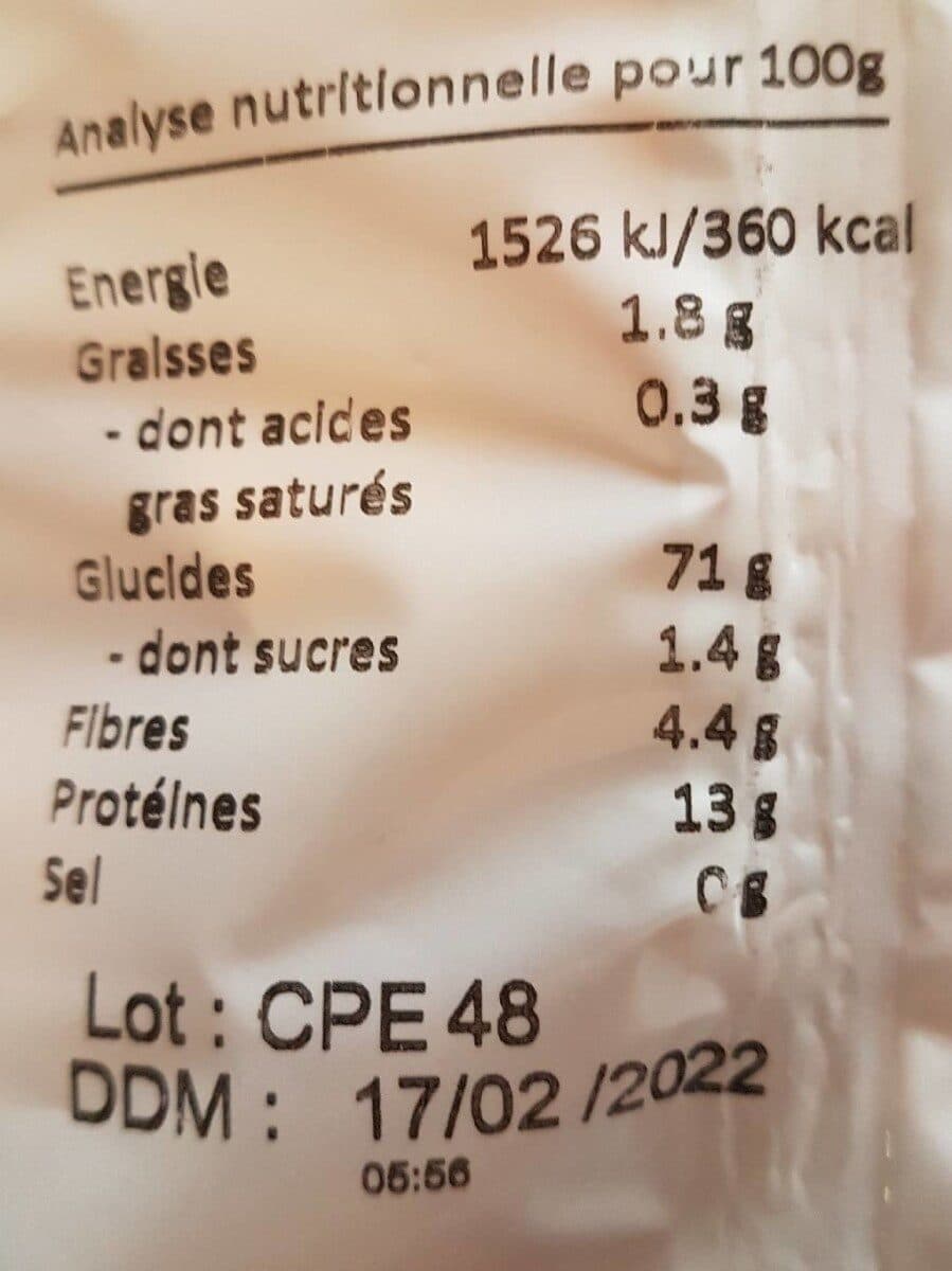 Open Food Facts Tagliatelles piment espelette packshot