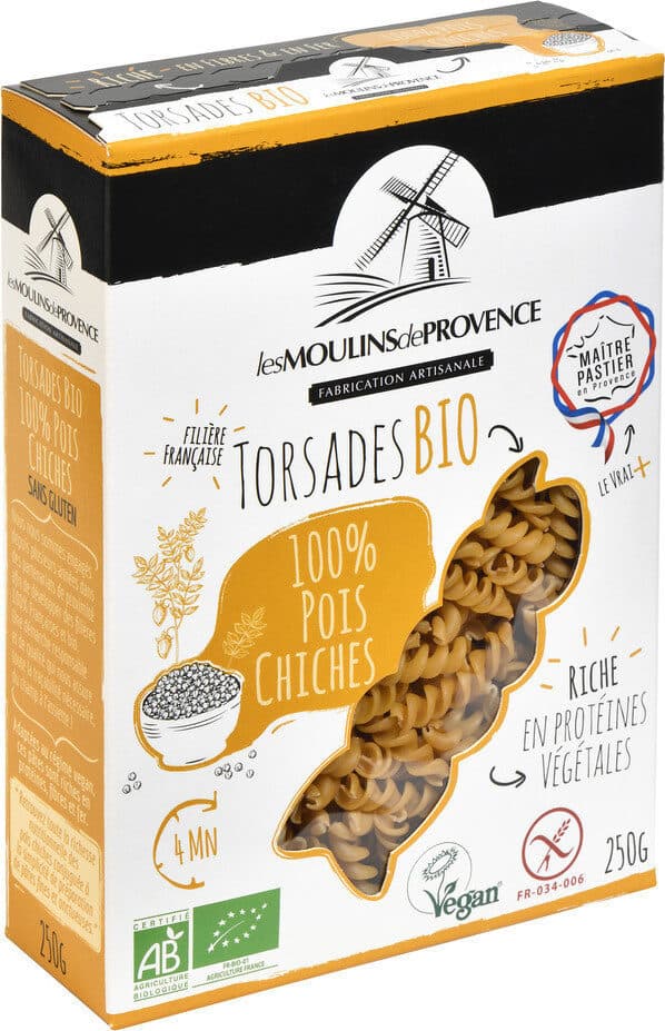 Biovence Torsades bio 100% Pois Chiches packshot
