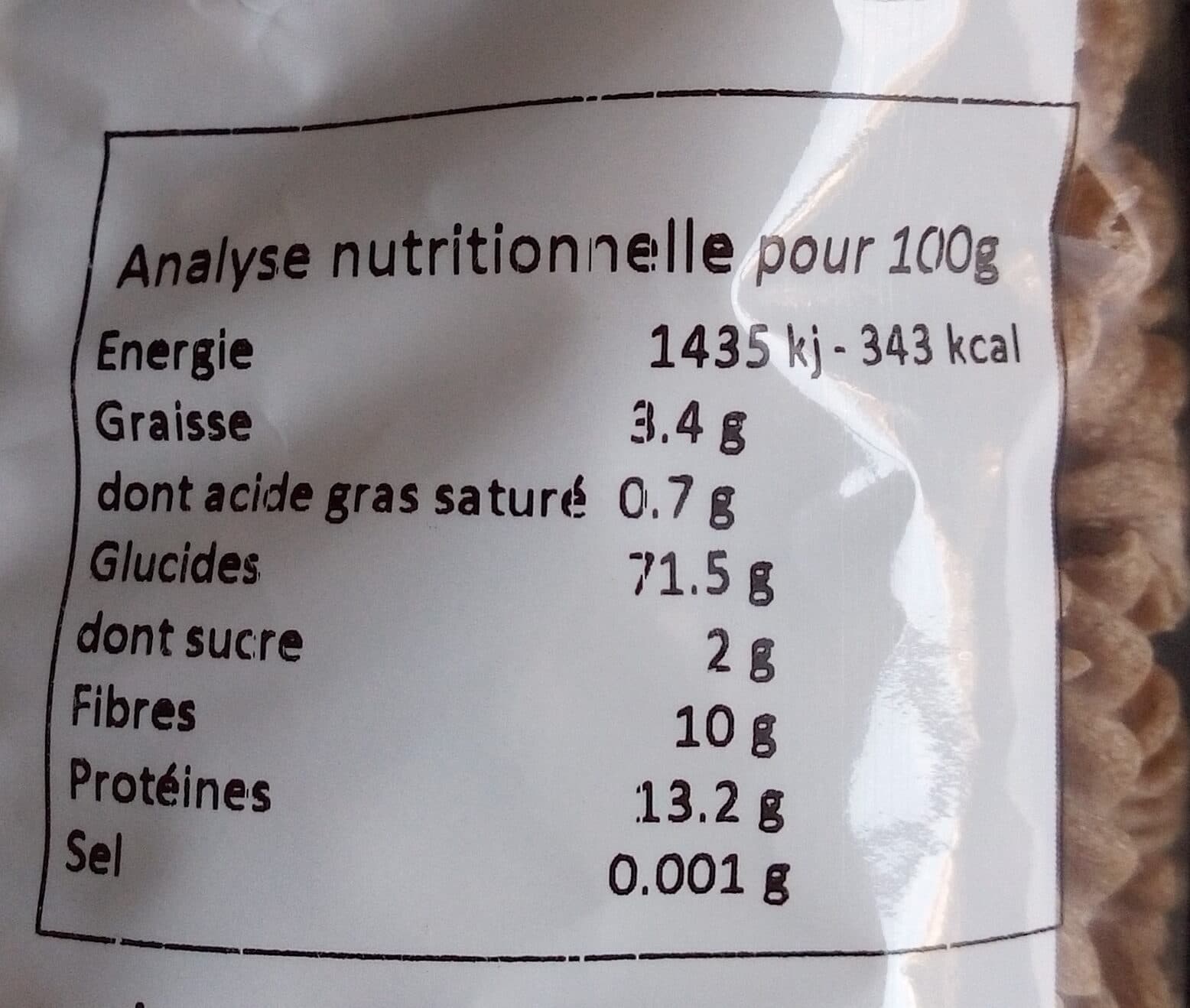 Biovence Torsades au sarrasin packshot