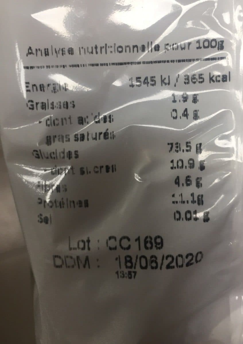 Open Food Facts Tagliatelles cèpes chataignes packshot