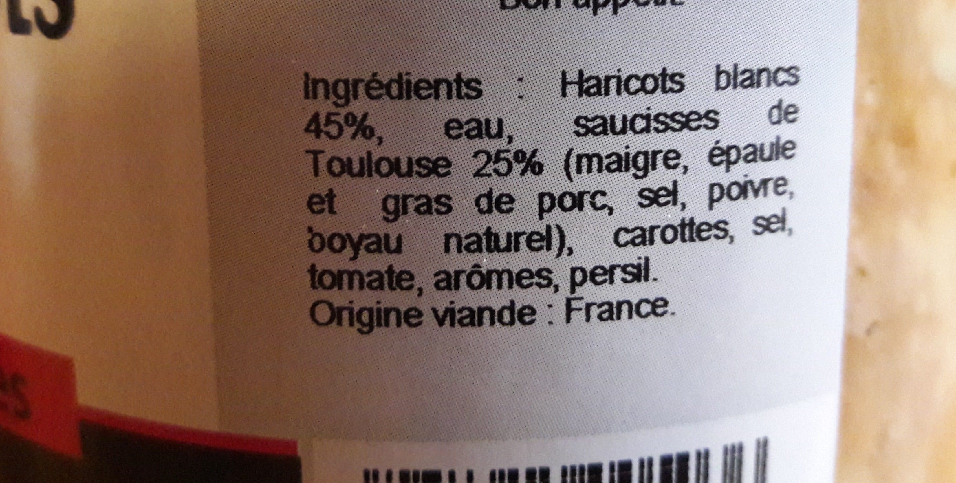 Alain Martin 4 saucisses aux Haricots cuisinés packshot