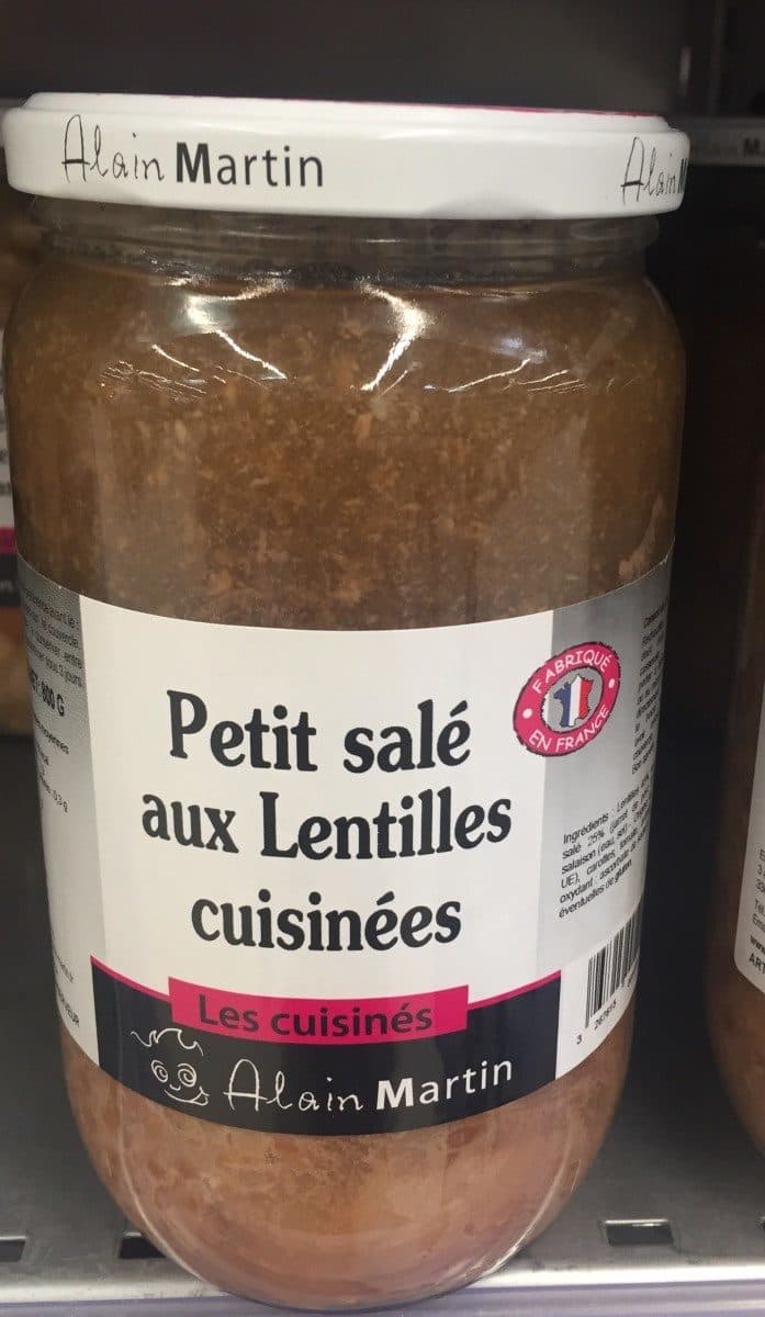 Alain Martin Petit salé aux lentilles packshot