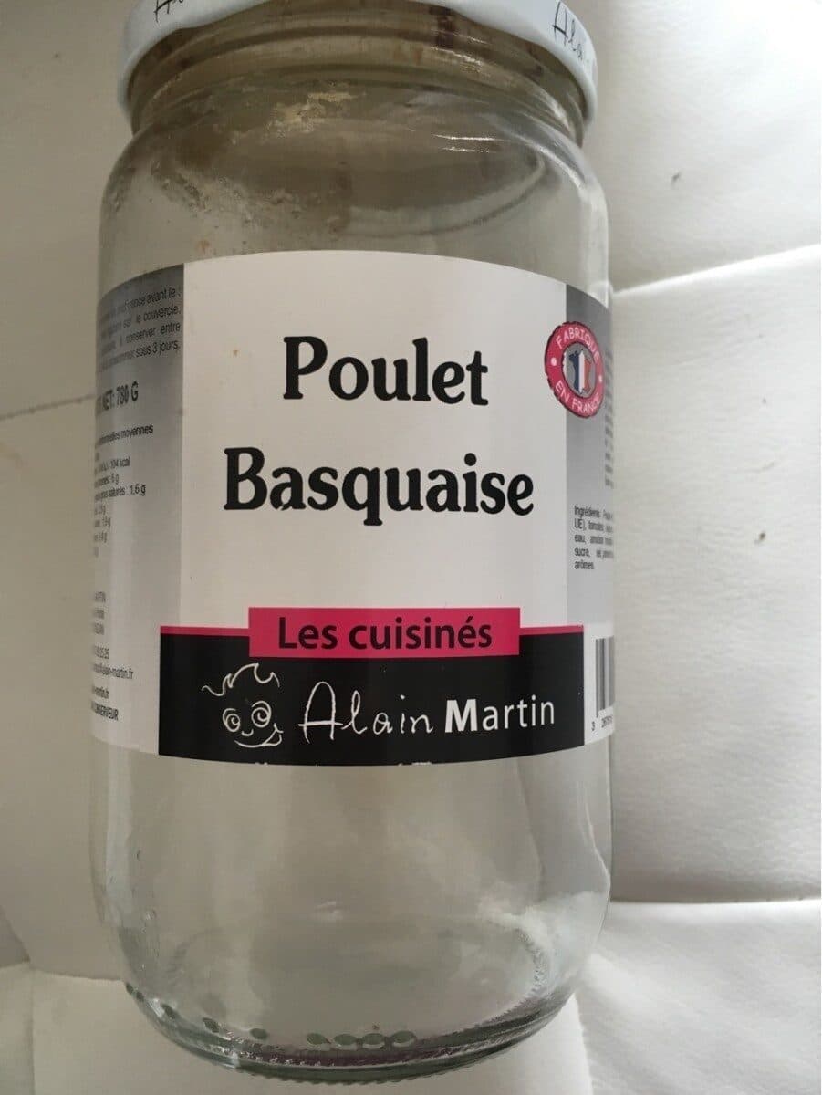 Alain Martin Les cuisinés - Poulet basquaise packshot