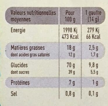 Bourdon Gaufres Fines Choco packshot