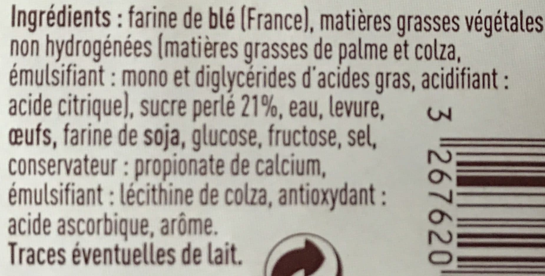 Biscuiterie bourdon Gaufres Liégeoises packshot