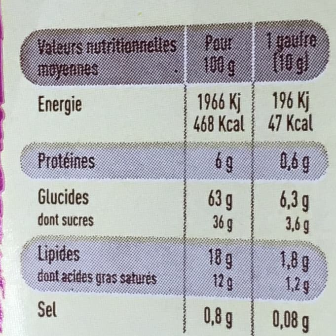 Bourdon Gaufres fines Pur Beurre à la Chicorée packshot