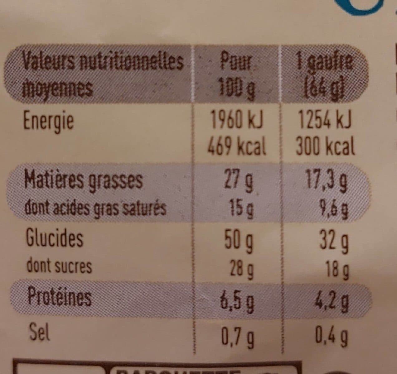 Bourdon Gaufres liégeoises Bourdon packshot