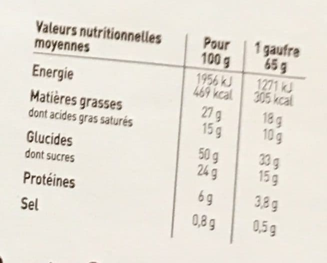 Bourdon Gaufres Liègeoises choco packshot