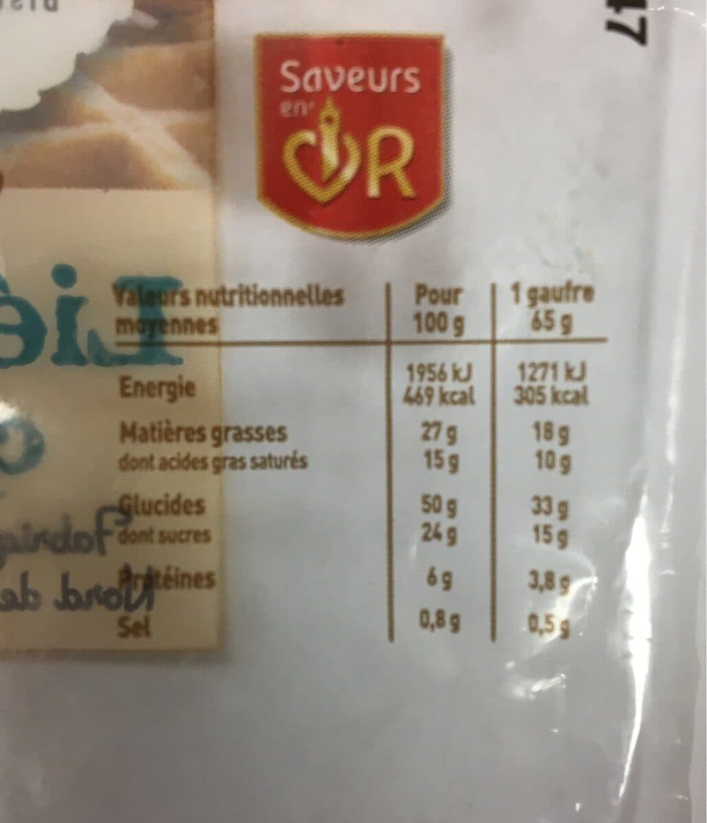 Biscuiterie Bourdon Gaufre liégeoise choco packshot