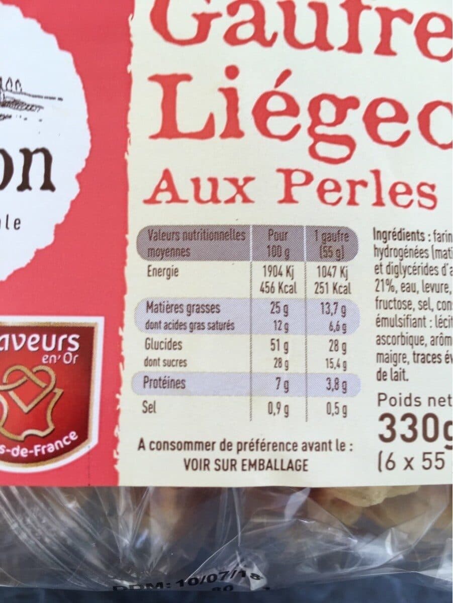 Bourdon Gaufres Liègeoises packshot
