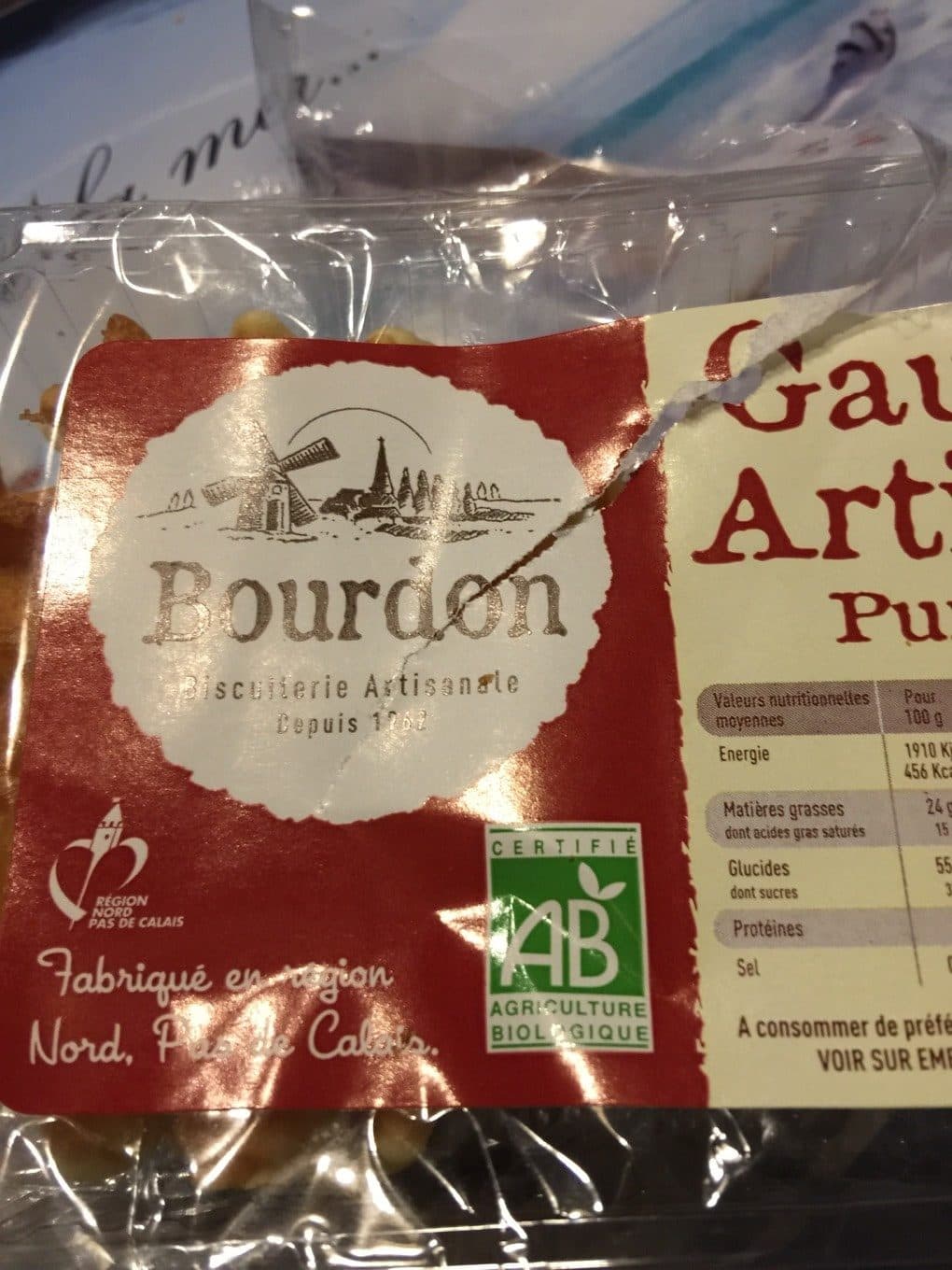 Bourdon Gaufres artisanales packshot