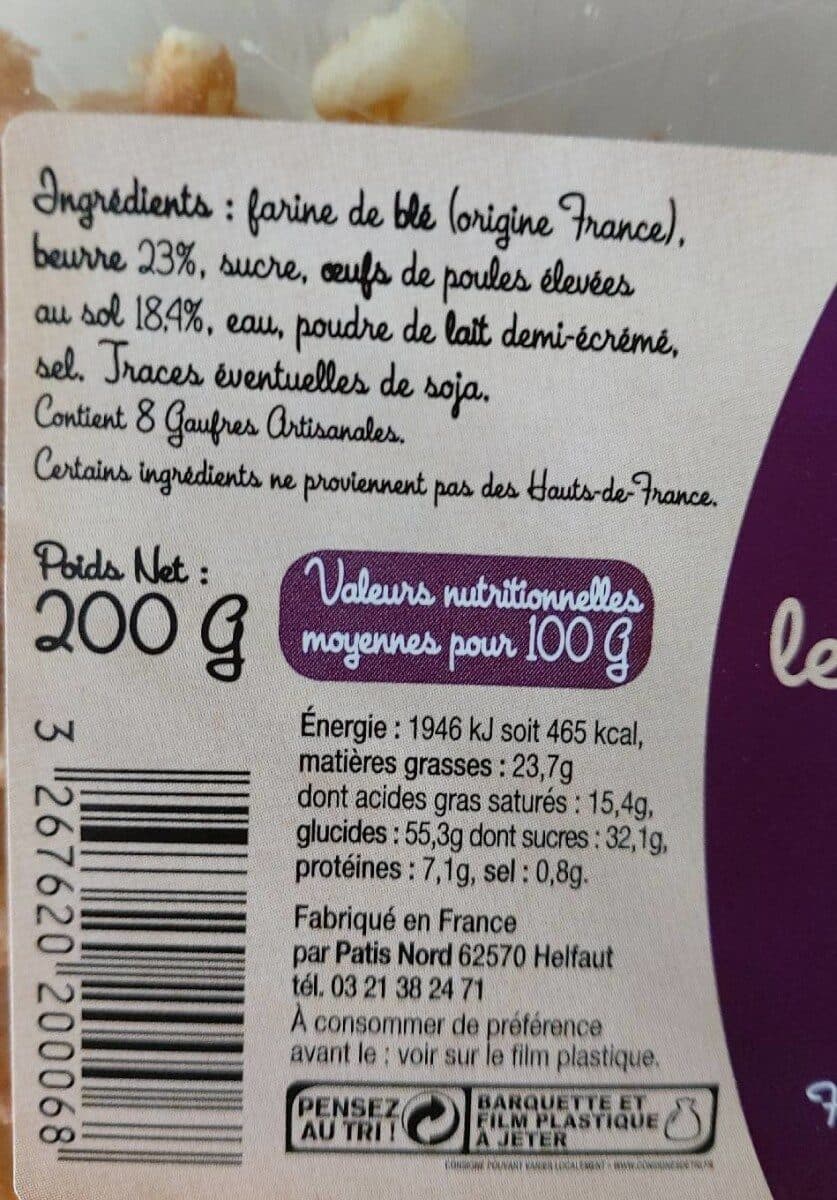 Le Moulin Bon Gaufres artisanales pur beurre packshot