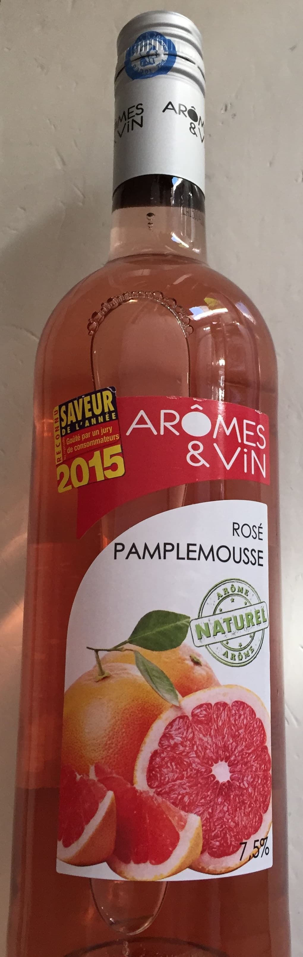 Arômes & Vin Rosé Pamplemousse packshot