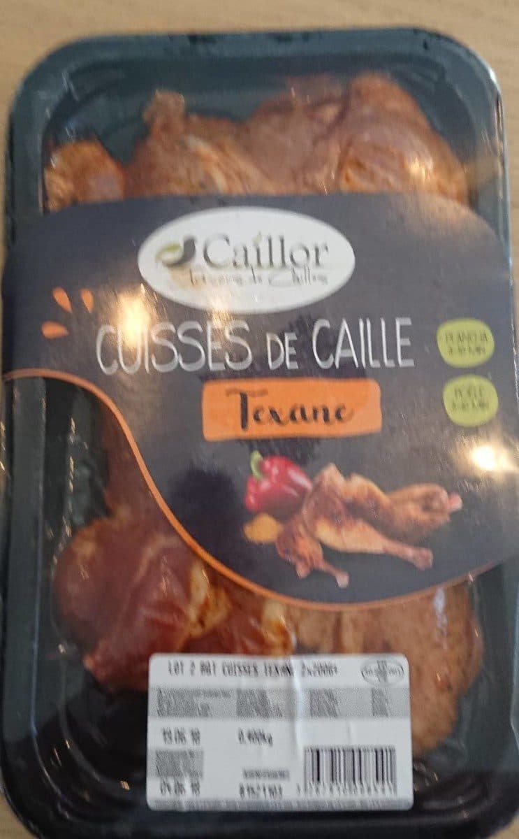 Open Food Facts Cuisses de caille texane packshot