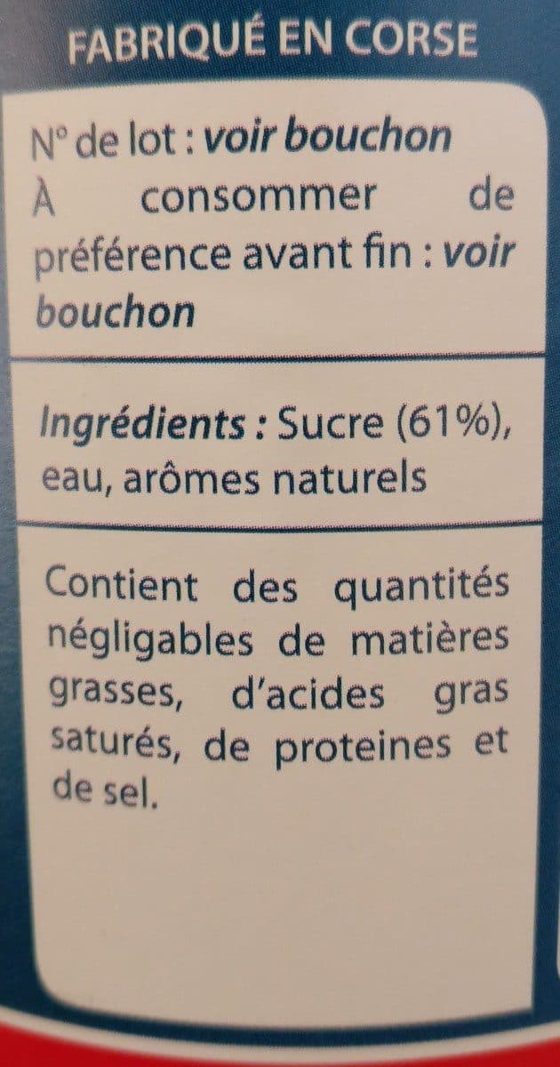 Mattei Sirop d'Orgeat packshot