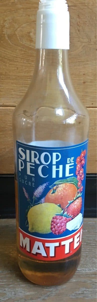 Open Food Facts Sirop de pêche packshot