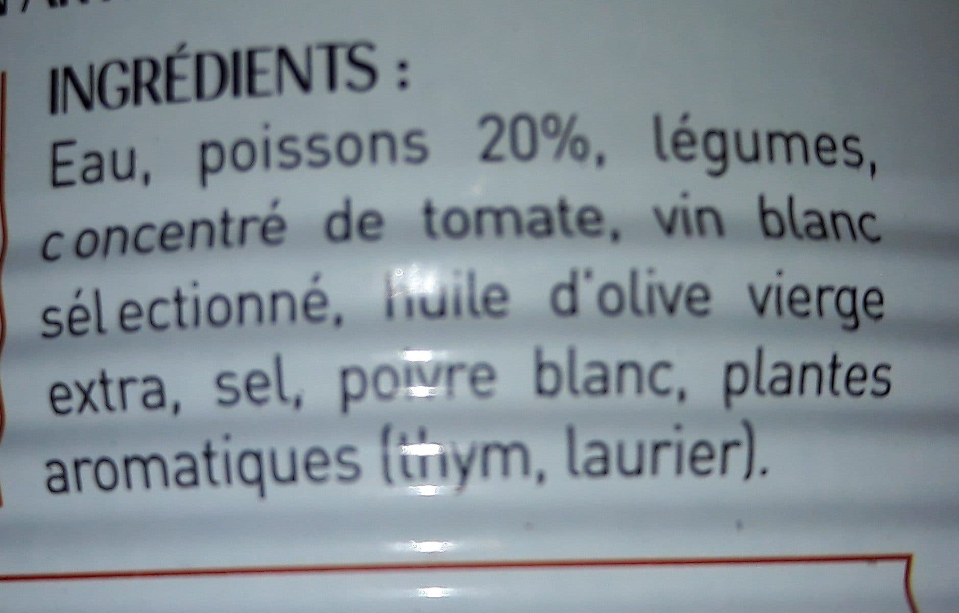 Conserverie Courtin Soupe de poisson COURTIN packshot