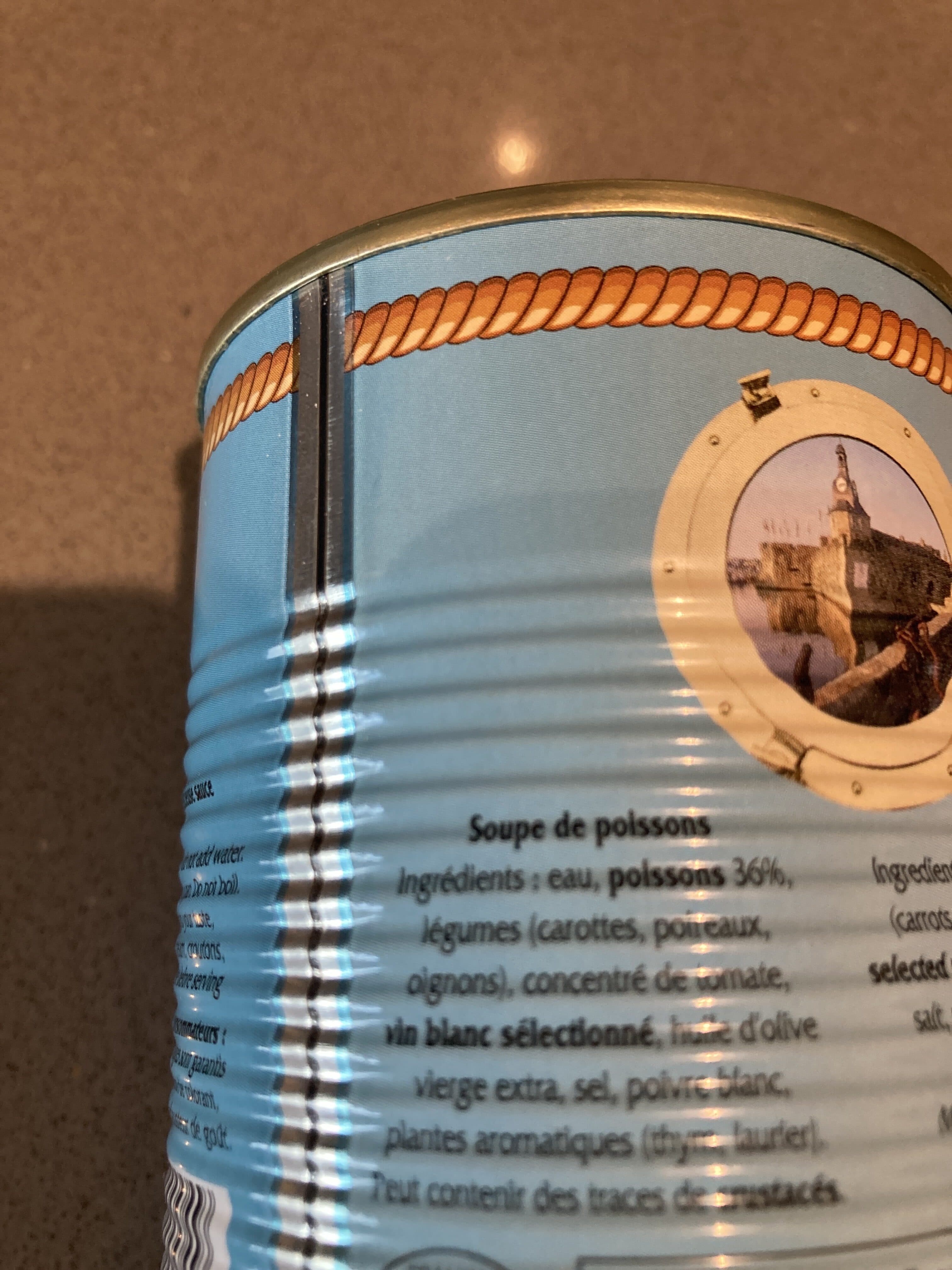 Conserverie Courtin Veloute de poisson packshot