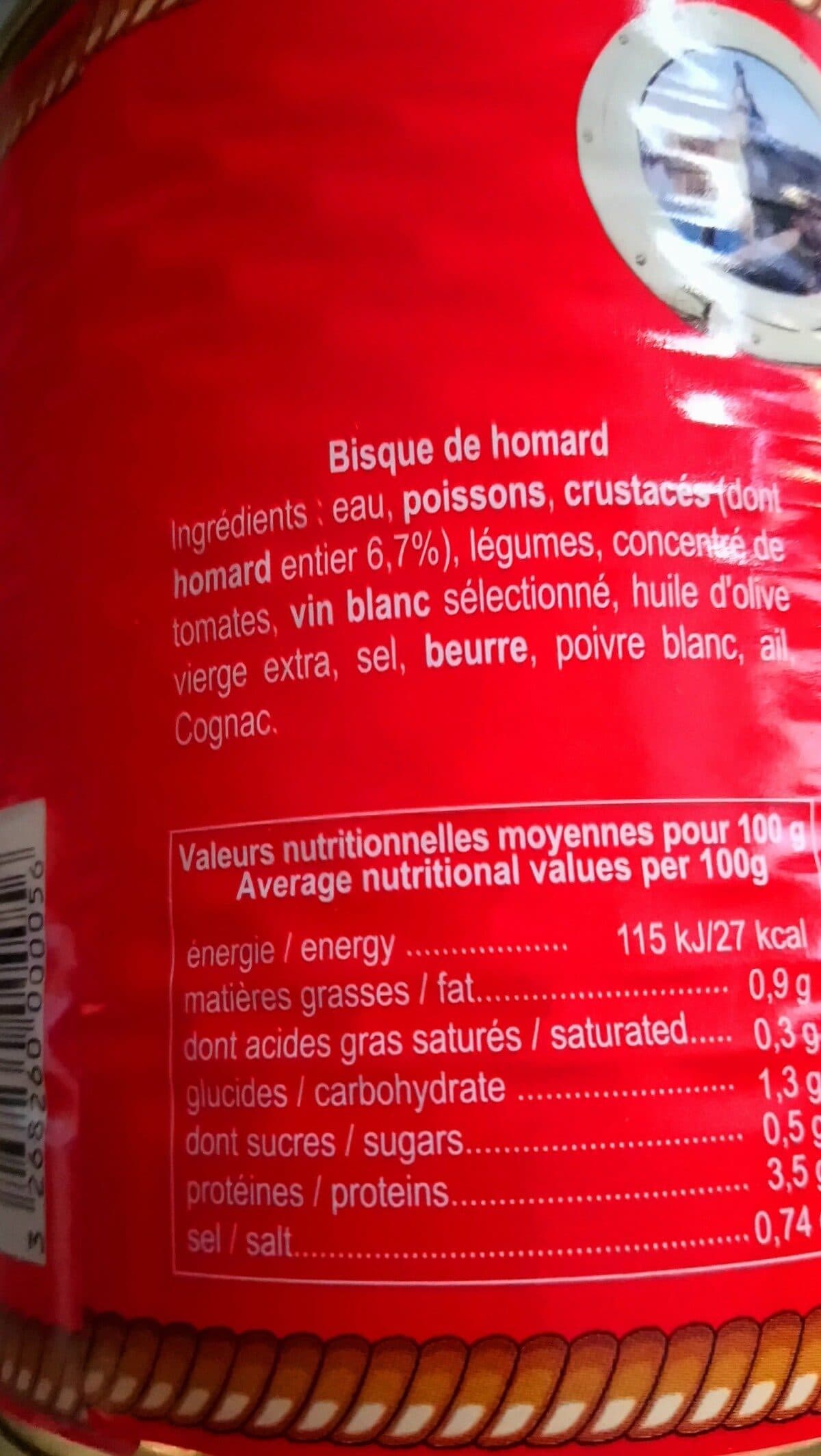 Conserverie Courtin Bisque de homard packshot