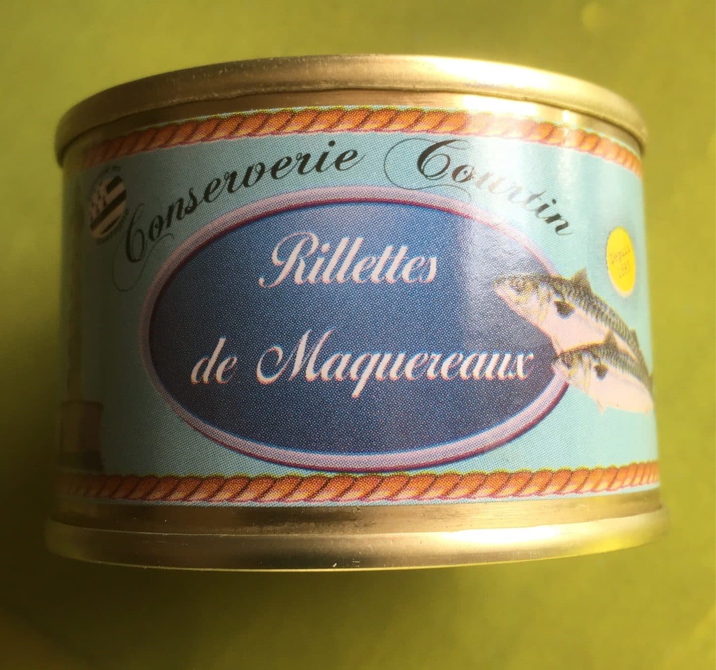 Conserverie Courtin Rillettes de maquereaux packshot