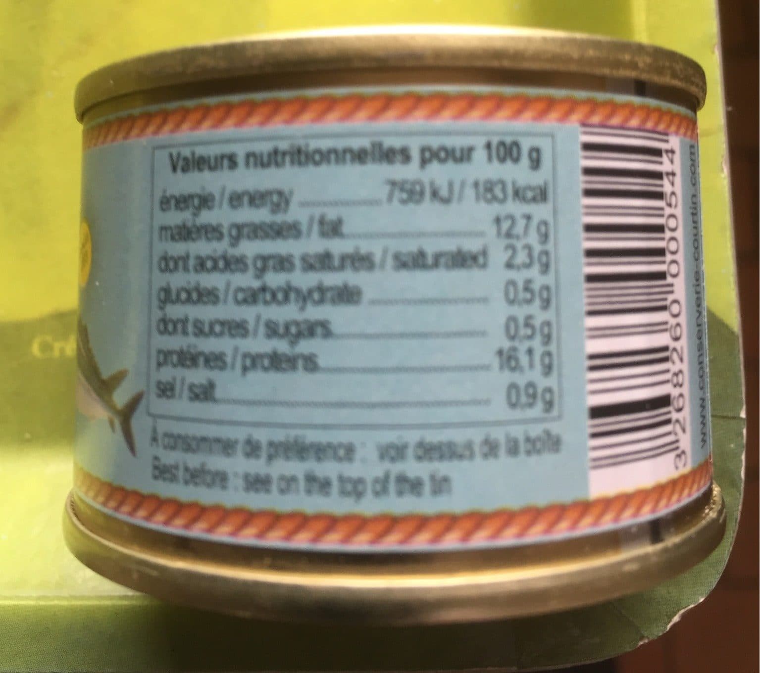 Conserverie Courtin Rillettes de maquereaux packshot