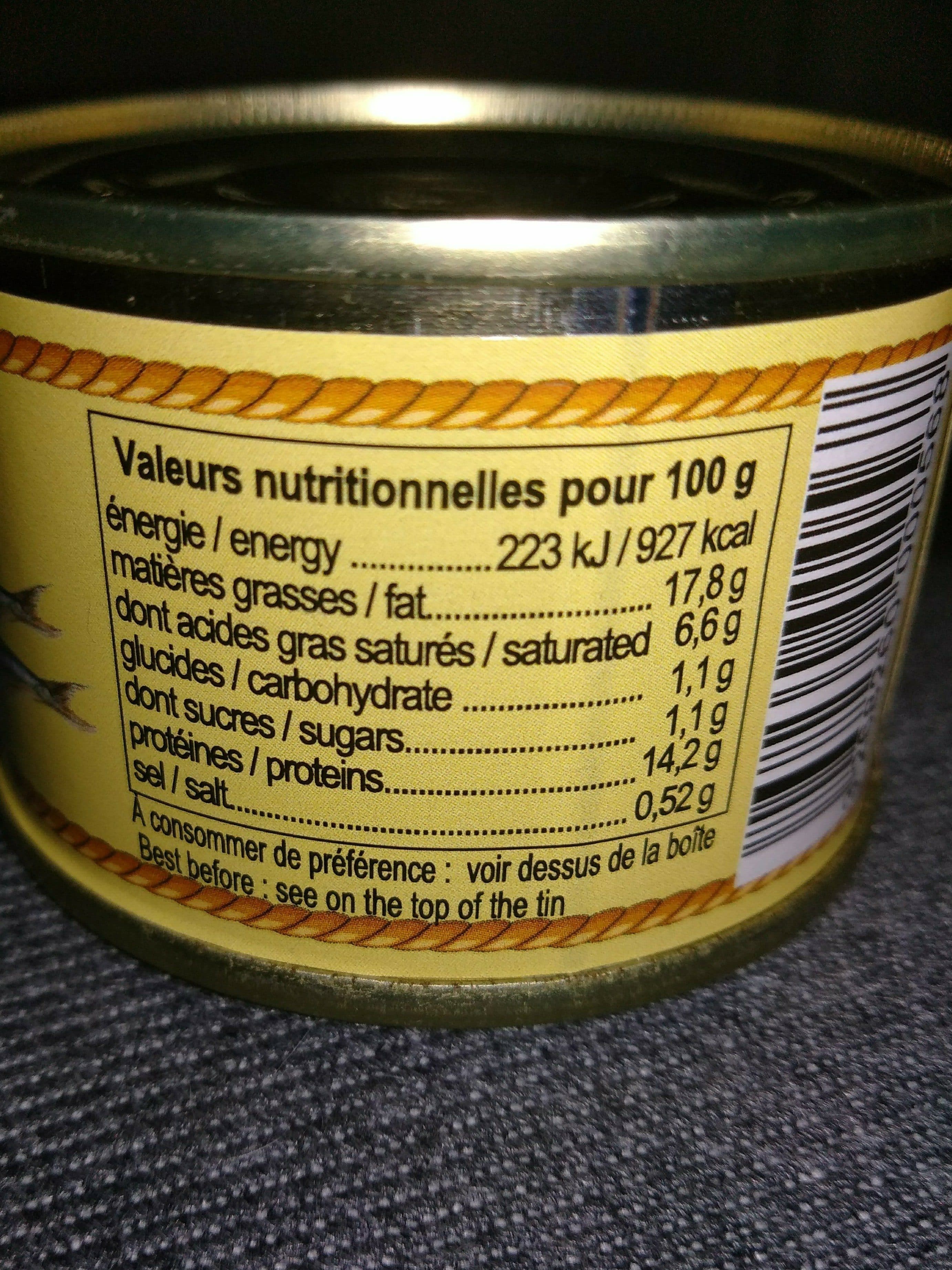 Courtin Crème de sardine packshot