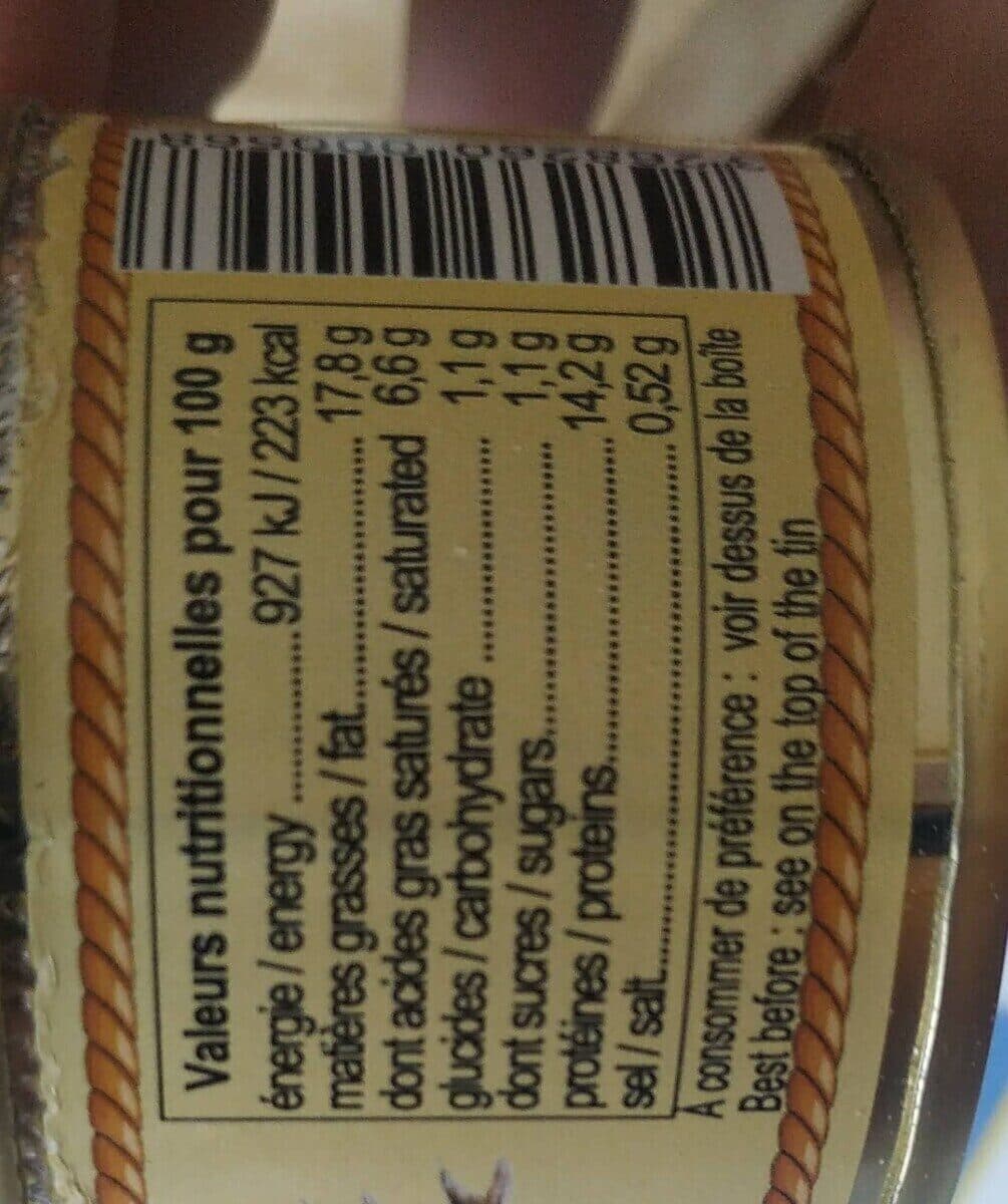Courtin Crème de sardine packshot