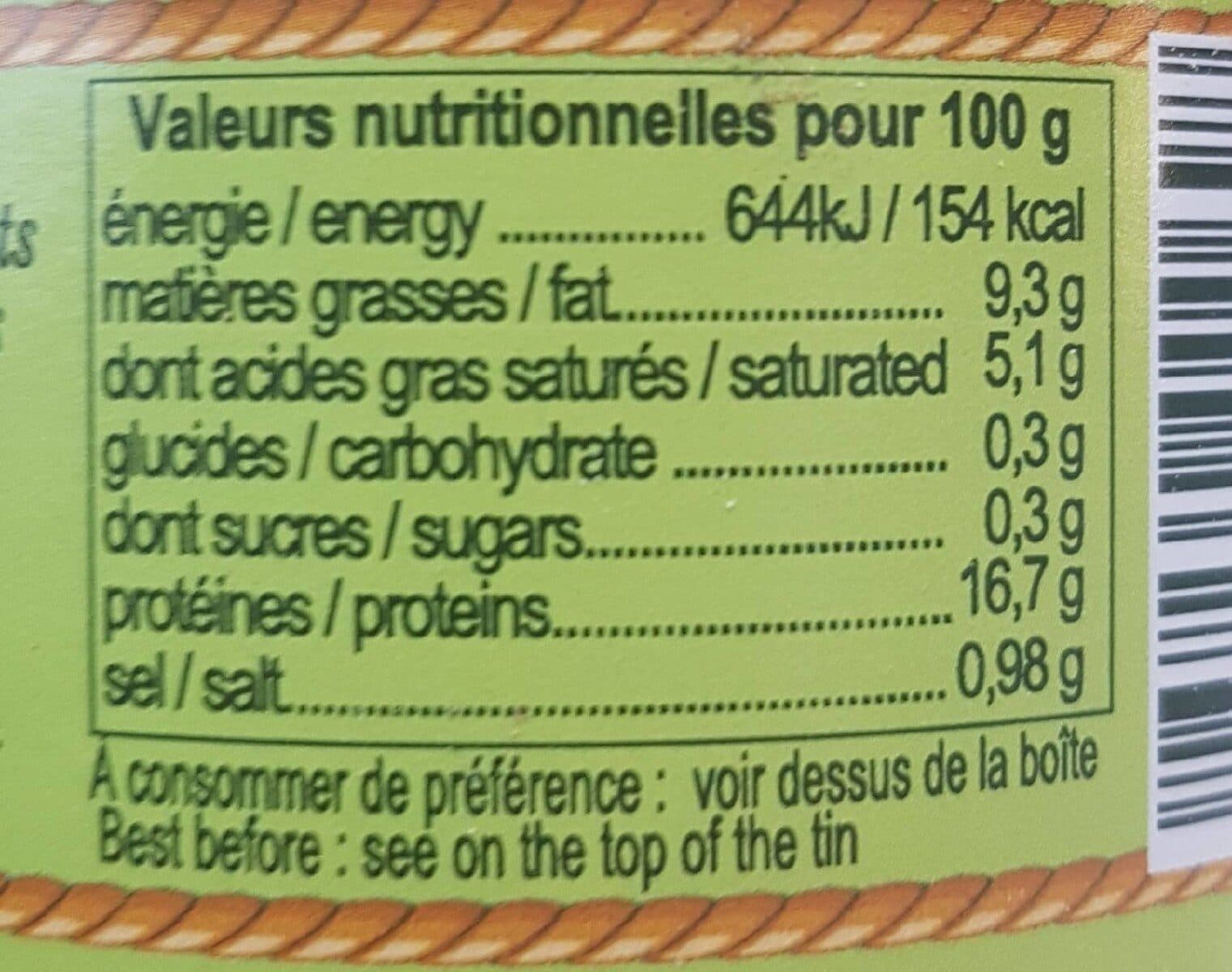 Conserverie Courtin Rillettes de Thon aux fines herbes packshot