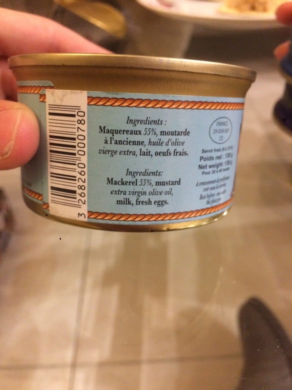 Concerverie Courtin Rillette de maquereau packshot