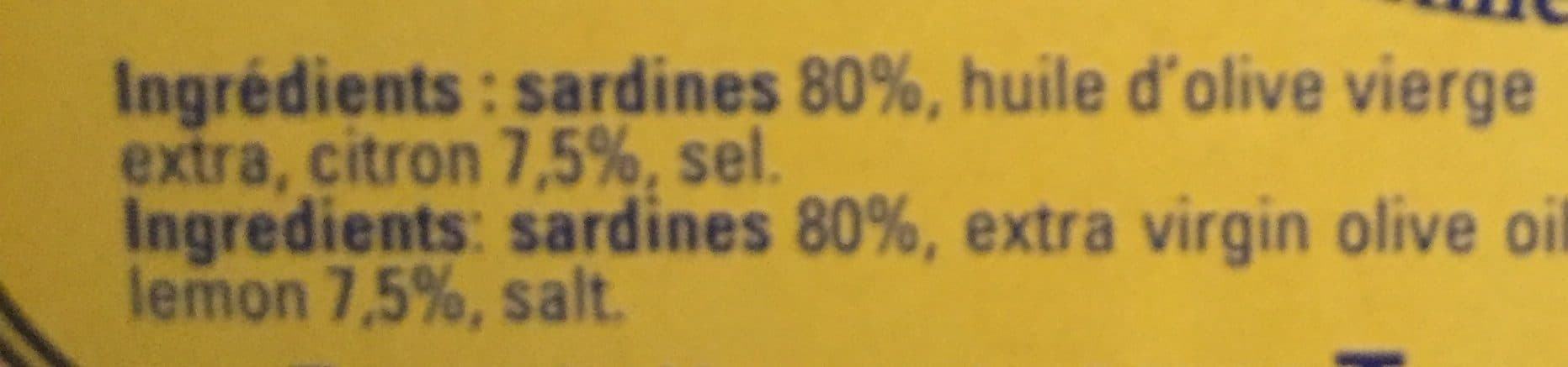 Conserverie Courtin Sardines au citron packshot