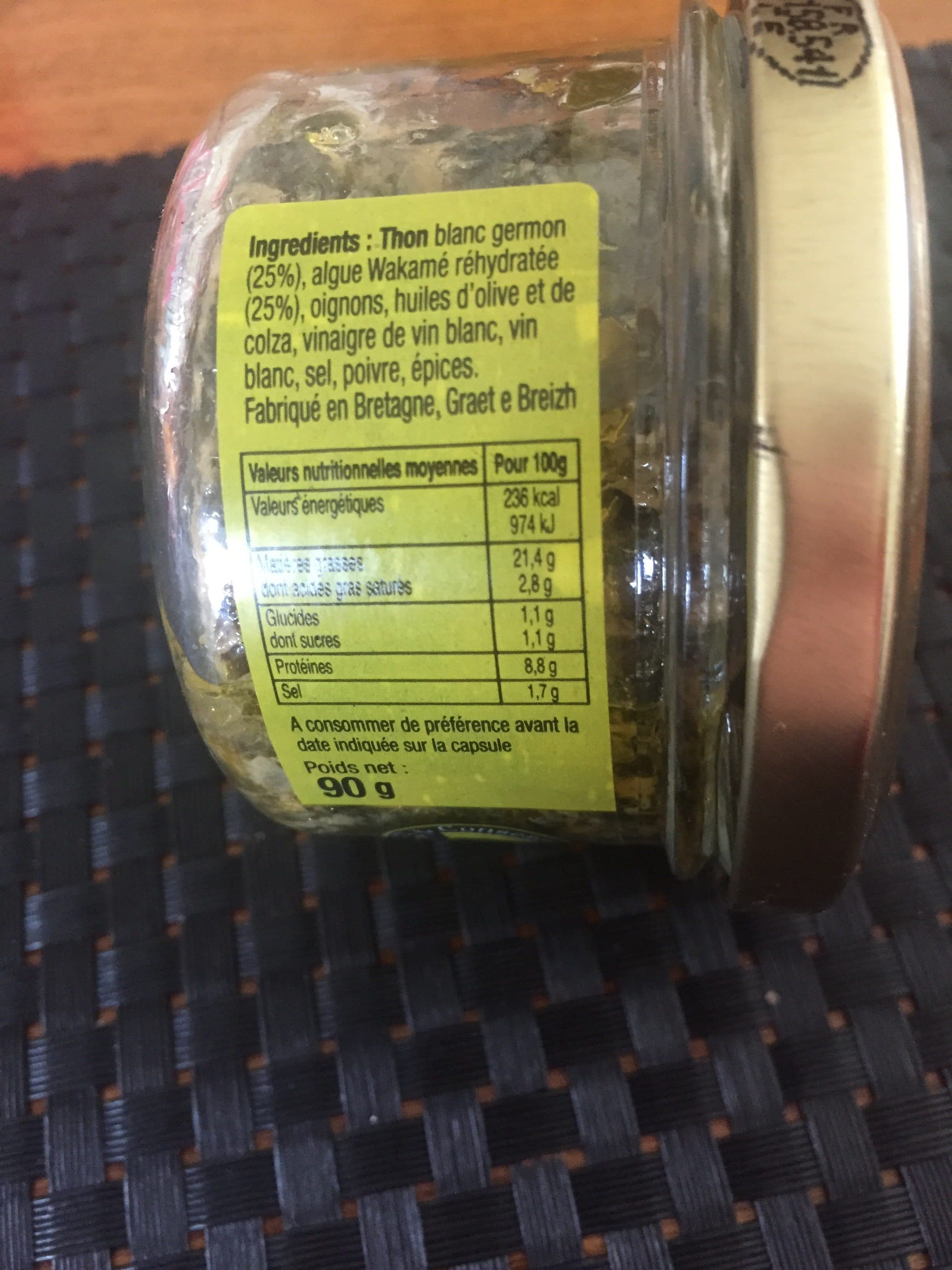 Courtin Emiette de rhon germin a l algue packshot