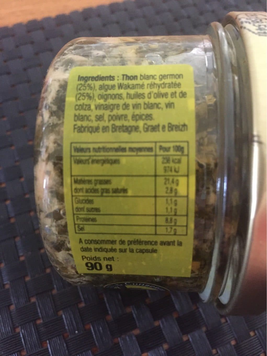 Courtin Emiette de rhon germin a l algue packshot