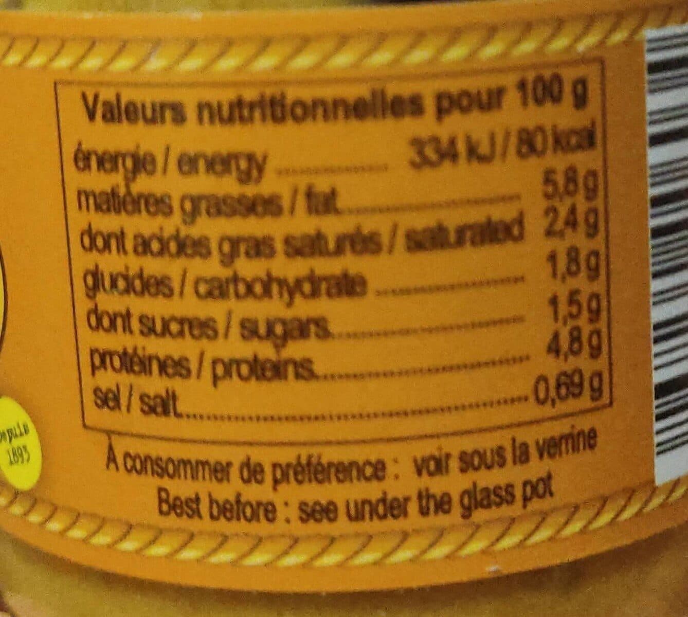 Conserverie Courtin Sauce rouille packshot