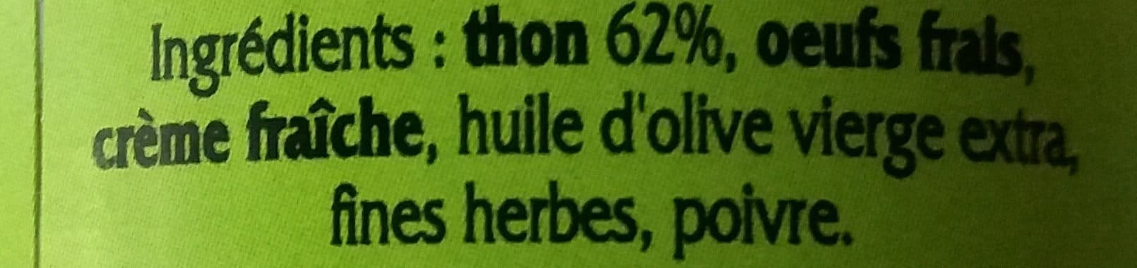 Conserverie Courtin Rillettes de thon aux fines herbes packshot