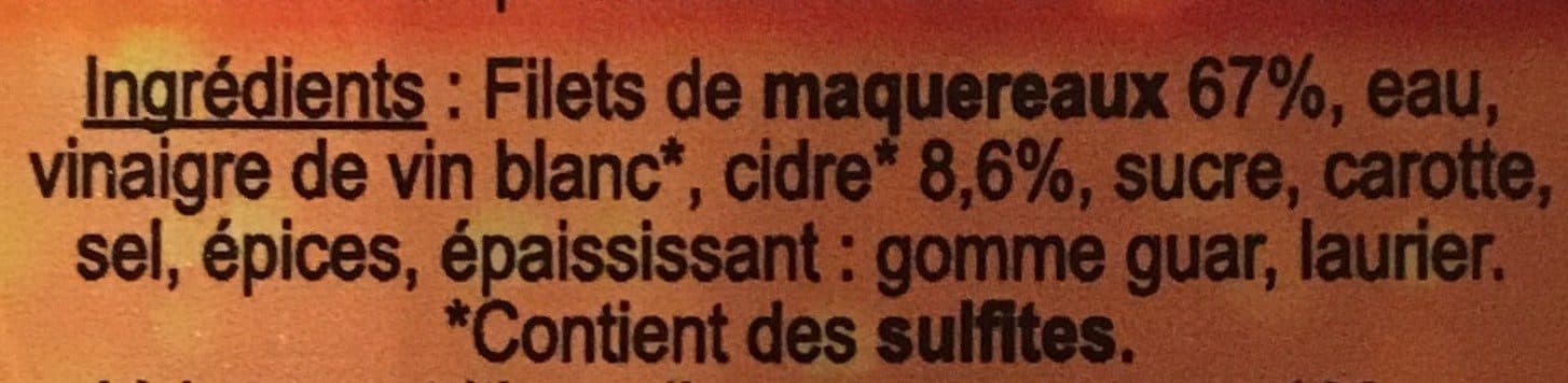 Conserverie Courtin Filets de maquereaux marinés au cidre packshot