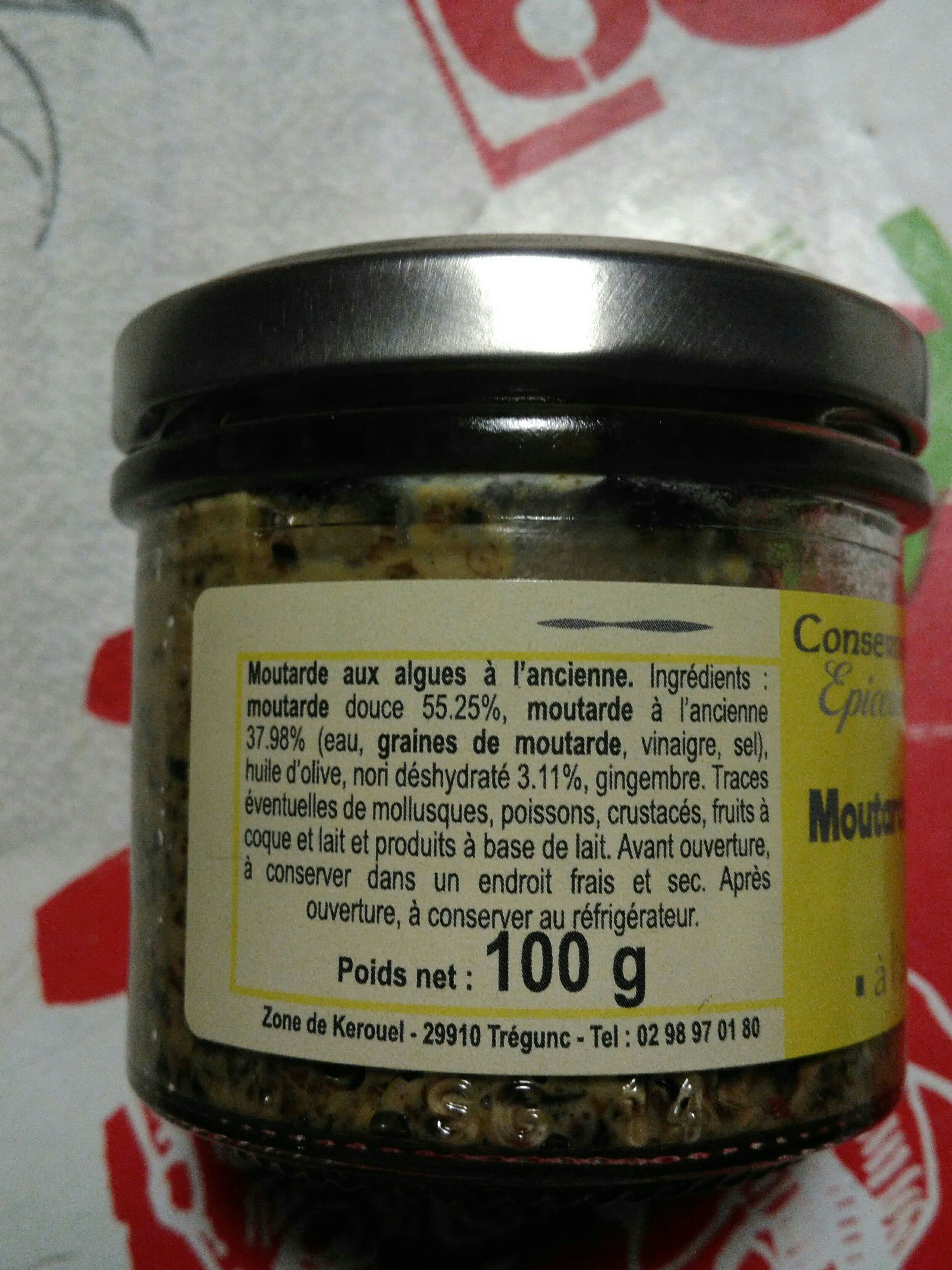 Epicerie Des Algues Moutarde aux algues packshot