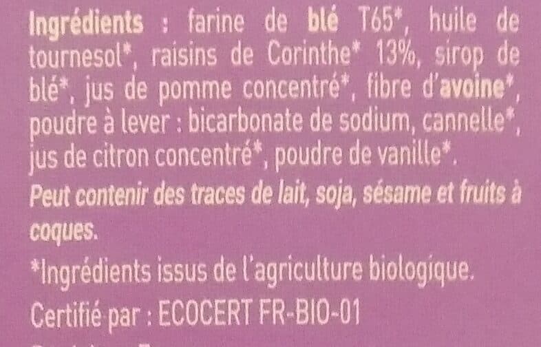 Le Moulin du Pivert Biscuits équi'libre raisins packshot